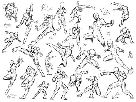 Battle Poses Drawing at PaintingValley.com | Explore collection of Battle Poses Drawing