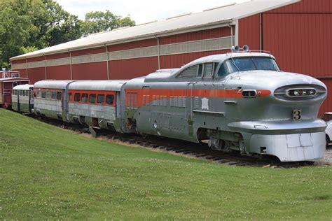 Chicago, Rock Island & Pacific #3 EMD/1955 D "Aerotrain" locomotive; 1,200 hp B-1 and Chicago ...