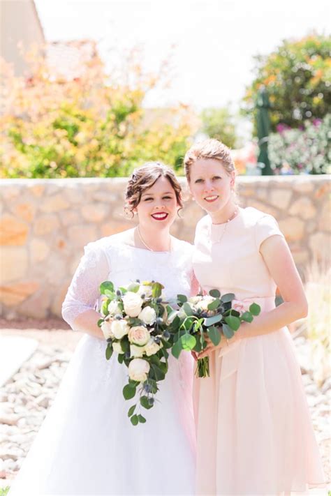 A Beautiful Pink Summer Wedding At Las Cruses, NM - Sam & Deanna's Wedding - ColorsBridesmaid