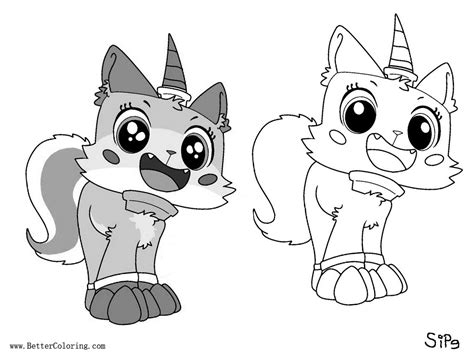 Unikitty Coloring Pages Line Art - Free Printable Coloring Pages