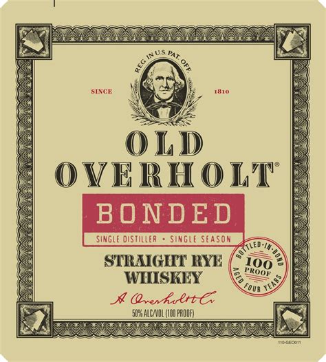 The Wine and Cheese Place: Old Overholt Bonded Straight Rye Whiskey