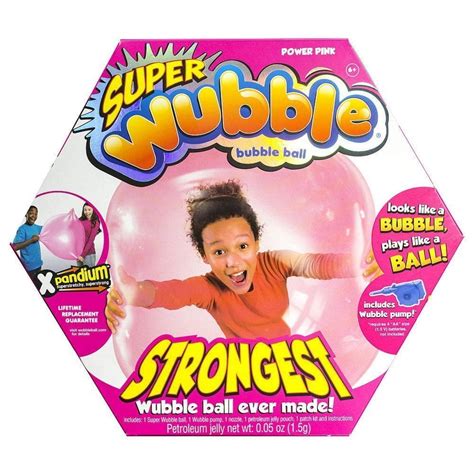 Super Wubble Bubble Ball with pump - Pink - Walmart.com