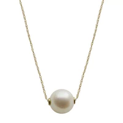 10K Gold Cultured Freshwater Pearl Solitaire Necklace - JCPenney