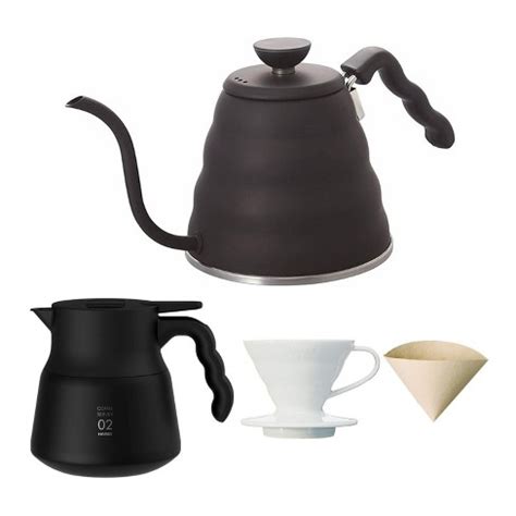 Hario Gooseneck Coffee Kettle Buono Stovetop (black) Bundle : Target