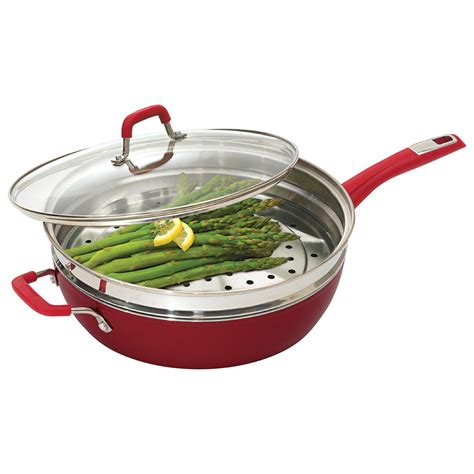 Bialetti Aeternum 12″ Deep Saute Pan with Stainless Steel Steamer Insert – Nortram Retail