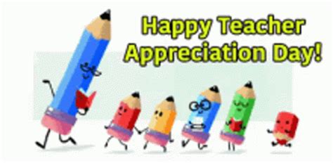 Happy Teacher Appreciation Day Pencils GIF - Happy Teacher Appreciation Day Pencils Happy ...