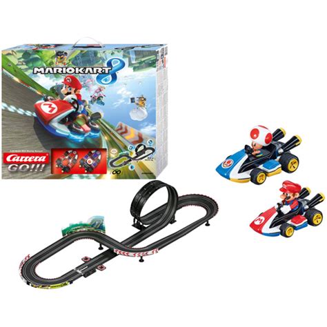 Carrera GO Mario Kart 8 Race Track Set, Mario and Toad - Walmart.com ...