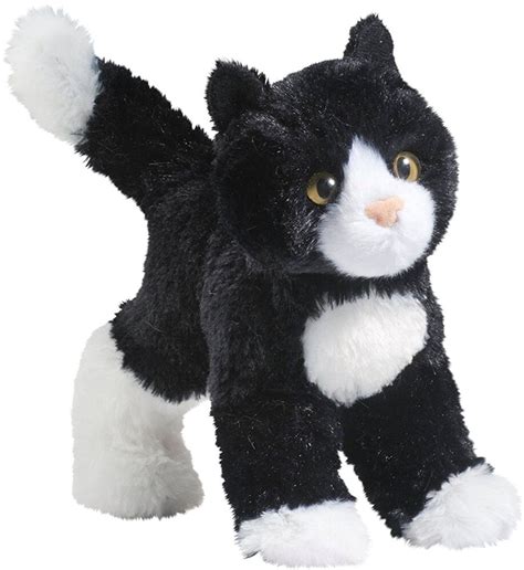 Douglas Plush Snippy Black and White Cat Stuffed Tuxedo Kitten Cuddle Toy New | eBay