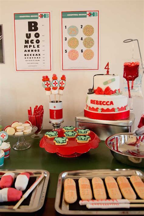 Sweets from a Doctor Themed Birthday Party via Kara's Party Ideas | KarasPartyIdeas.com (28 ...