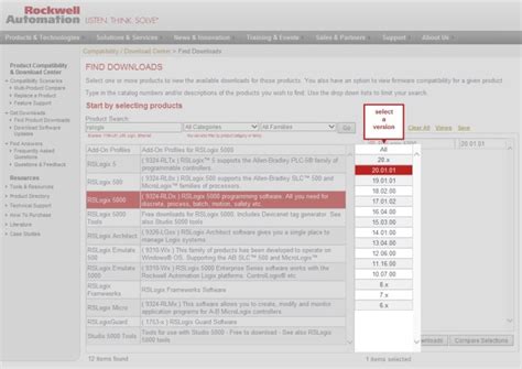 How to find and download Allen-Bradley Software Updates | The ...