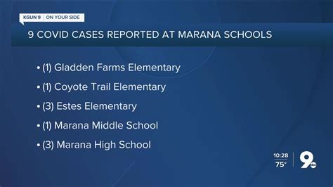 Marana Unified School District identifies 9 COVID cases at 5 schools