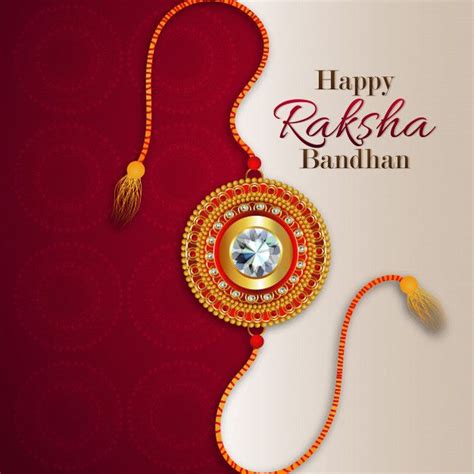 Premium Vector | Happy raksha bandhan with creative background | Happy raksha bandhan wishes ...