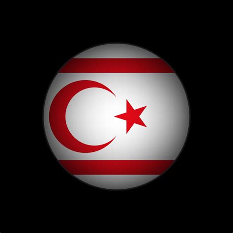 Country Northern Cyprus. Northern Cyprus flag. Vector illustration ...