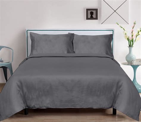 Buy Light Grey Double Bedsheet Set Online in India at Best Price - Modern Out of Stock ...