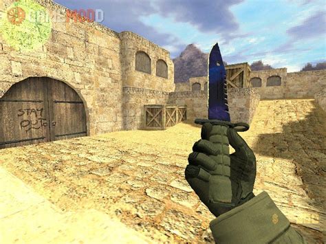 M9 Bayonet Doppler Phase 4 Ultraviolet » CS 1.6 - Skins Weapons Knife ...