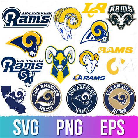 Los Angeles Rams logo, Los Angeles Rams svg, Rams eps, Rams | Inspire Uplift