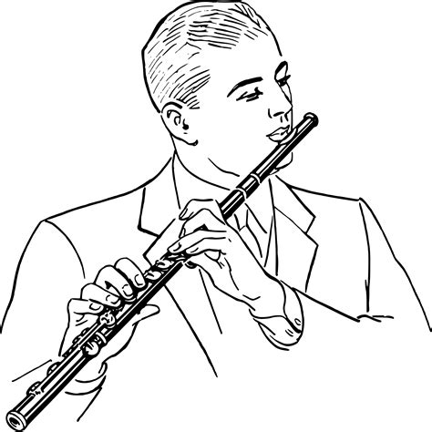 Clarinet clipart sketch, Clarinet sketch Transparent FREE for download ...