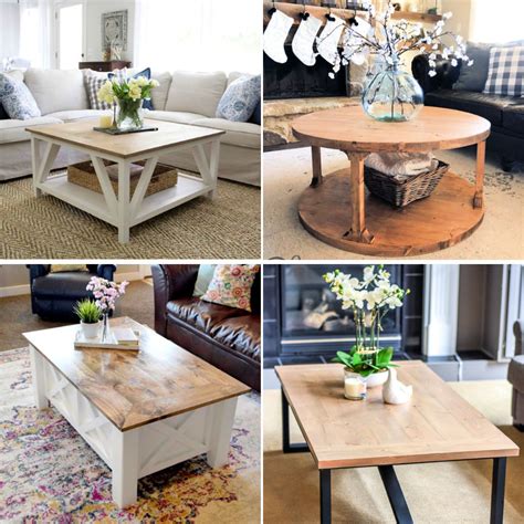 20 Easy DIY Farmhouse Coffee Table Plans You Can Build