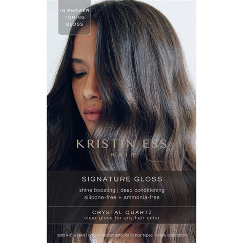 Kristin Ess Signature Hair Gloss Shine Boosting, Tone Enhancing, Silicone Free + Ammonia Free ...