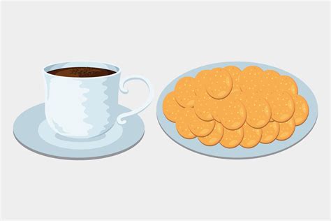 Vector free vector cookies and coffee 21956605 Vector Art at Vecteezy