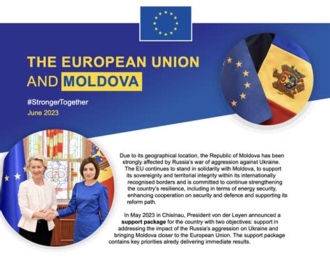 The European Union and Moldova. Stronger Together. Factsheet - EU for ...