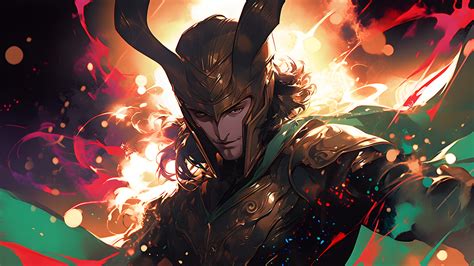 Marvel Loki Fire Desktop Wallpaper - Loki Wallpaper for Desktop 4K