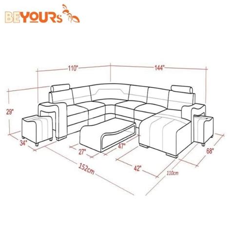 Kích thước sofa gỗ tiêu chuẩn CHÍNH XÁC là bao nhiêu? – BEYOURs