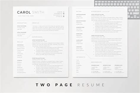 87 Free Creative Resume Templates to Download in 2020