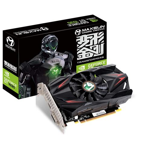 MAXSUN GEFORCE GT 1030 4GB ITX Graphics Card GPU GDDR4 Mini ITX Design ...