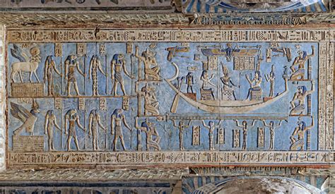 Dendera Temple Ceiling (Illustration) - World History Encyclopedia