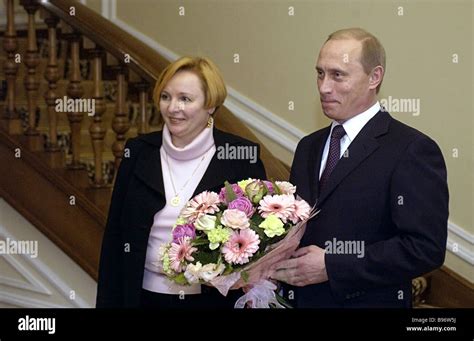 Russian President Vladimir Putin and his wife Lyudmila Putin getting Stock Photo, Royalty Free ...