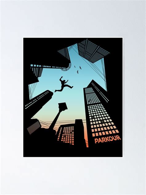 "Parkour!" Poster for Sale by CJTODesigns | Redbubble