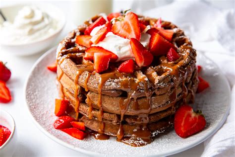 Belgian Chocolate Waffles Recipe - Pumpkin 'N Spice