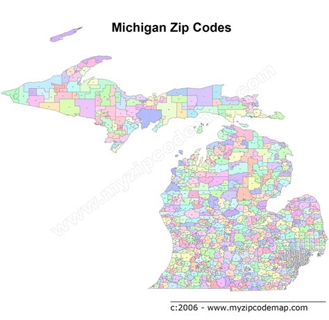 Michigan County Map Printable Get Zip Codes Map Michigan Background ...