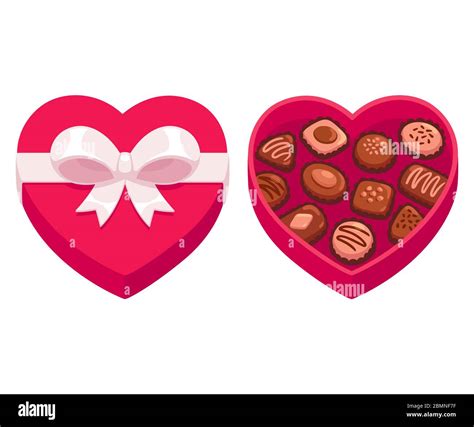 Box of chocolates Stock Vector Images - Alamy