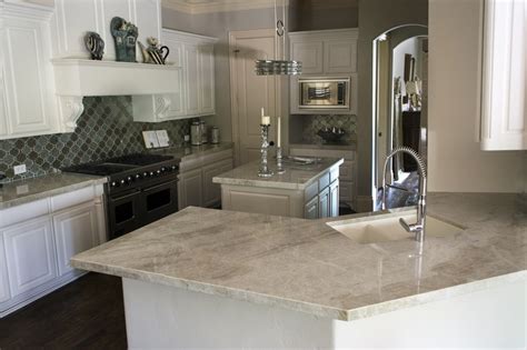 Taj Mahal Quartzite Kitchen in Dallas, TX - EconGranite