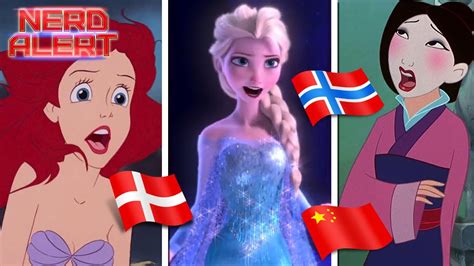 Disney Princesses Singing In Their Original Language