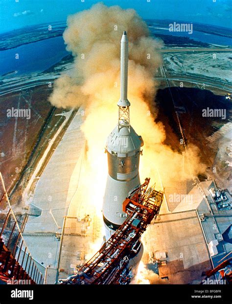 Apollo 11 Launch, Saturn V rocket Stock Photo - Alamy