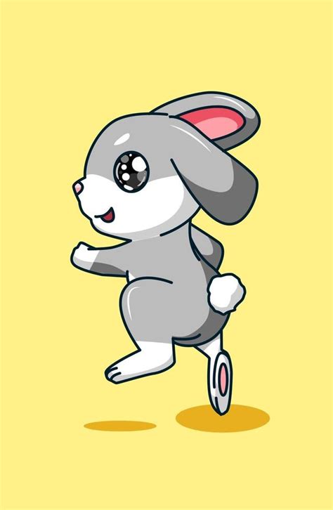 The hopping rabbit illustration 2156849 Vector Art at Vecteezy