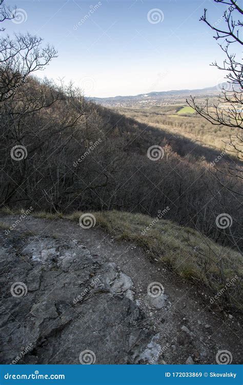 Hiking Trail in the Buda Hills Near Budapest Stock Image - Image of ...