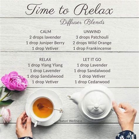 Relaxing Diffuser Blends | Essential oil diffuser recipes, Essential oil blends, Essential oil ...