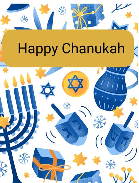 Hanukkah Cards Printable Greeting Cards Digital Greeting - Etsy