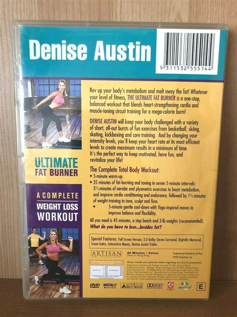 DENISE AUSTIN ~ ULTIMATE FAT BURNER ~ A COMPLETE WEIGHT LOSS WORKOUT ...