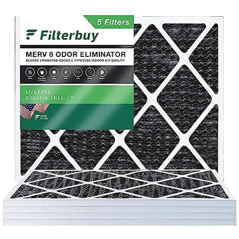 UPC 717267254144 - Filterbuy 16x20x1 Air Filter MERV 8 Odor Eliminator ...