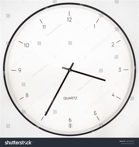 Plain Clock Face On White Background Stock Photo 1883599864 | Shutterstock