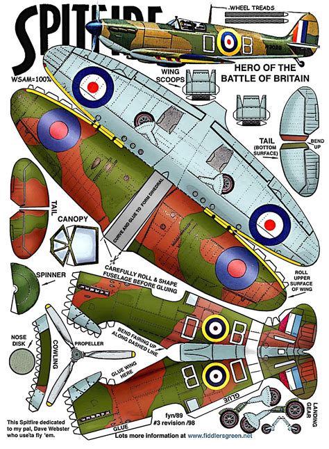 Supermarine Spitfire : http://www.fiddlersgreen.net/models/Aircraft/Supermarine-Spitfire.html ...