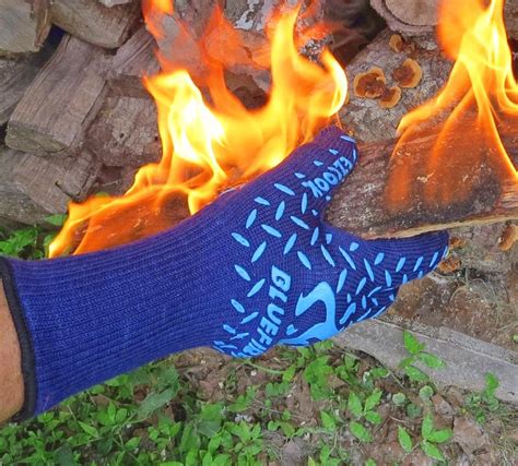 These Heat Resistant Gloves Can Be Used For Cooking, Grilling, or Rearranging Your Bonfire