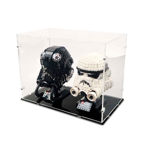 Acrylic Displays for your Lego Models-Lego 2x Helmet Display Case