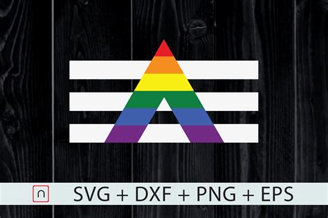 LGBT Straight Ally svg,Pride Flag Cricut By Novalia | TheHungryJPEG