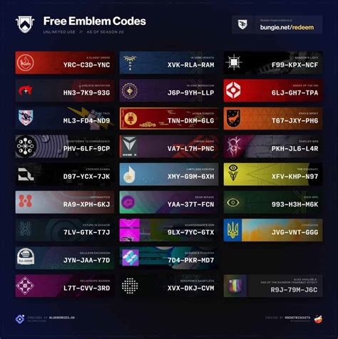 Destiny 2 Free Emblems available today: Season 21